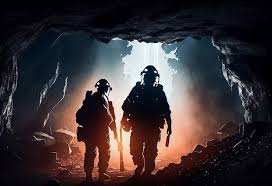 Trabalhador de mina 02 - A Arriscada Condição de Trabalho em Minas Subterrâneas