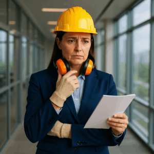 Trabalhadora utilizando EPIs 300x300 - Vale a Pena Se Aposentar Pelo Ped&aacute;gio de 50%?