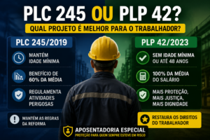 PLC 245 ou PLP 42 300x200 - Aposentadoria Especial: PLC 245 ou PLP 42?