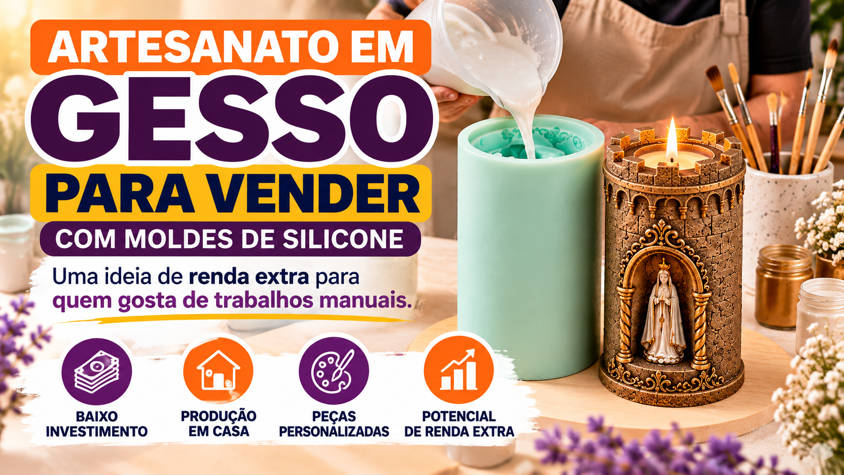 Artesanato em Gesso para Vender 01 - APOSENTADO DE FATO - P&aacute;gina Principal