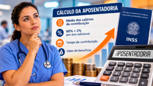 Enfermeira Calcula a Aposentadoria INSS 300x169 - Valor da Aposentadoria do T&eacute;cnico de Enfermagem