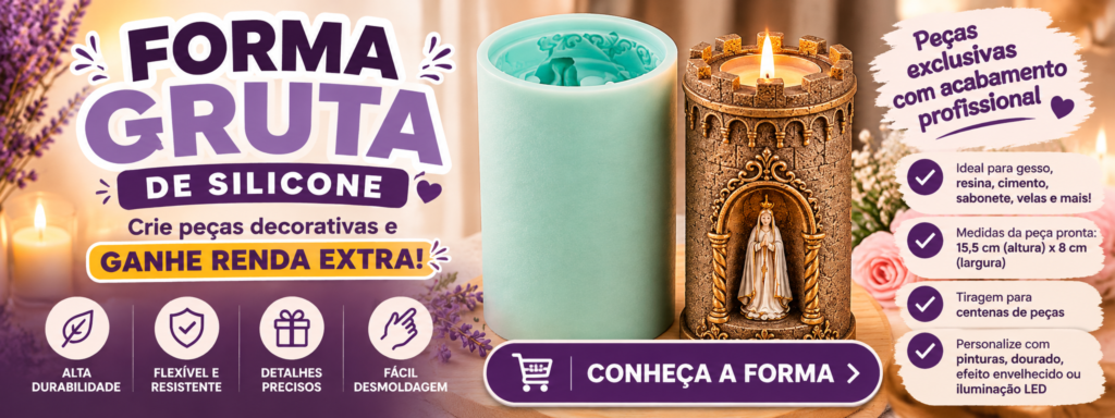 Molde Gruta de Silicone  Renda Extra 1024x384 - Artesanato em Gesso para Vender: Como Come&ccedil;ar